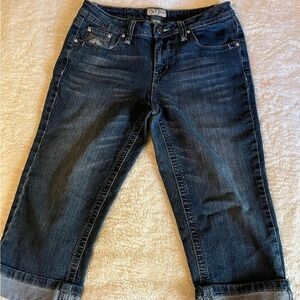 Earl Jeans Dark Blue Cropped Women's Jeans